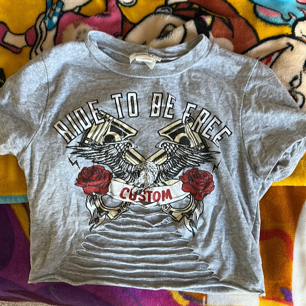 Thrifted January 7 crop top